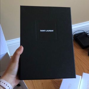 Saint Laurent empty black box